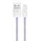 Kabel USB do Lightning Baseus Dynamic  2.4A  1m  fioletowy zdjęcie 2