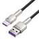 Câble Baseus Cafüle USB vers USB-C, 66W, 0.25m (Noir) photo 3