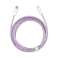 Cavo serie dinamica da USB-C a Lightning Baseus, 20 W, 2 m (viola) foto 1