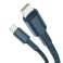 Кабель USB-C для молнии Baseus высокой плотности плетеный, 20 Вт, 5A, PD, 2 м изображение 2