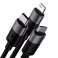 Baseus StarSpeed 3-in-1 USB-Kabel, USB-C + Micro USB + Lightning, 3,5 A, 1 Bild 1