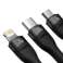 Baseus Flash Series 2, câble USB-C + micro USB + Lightning, 10 photo 5