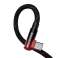 Câble USB vers USB-C Coude Baseus 1m 100W (noir-rouge) photo 2