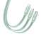 Baseus Fabric 3-i-1 USB-C / Lightning / Micro 3.5A 1.7m USB-kabel (grå bilde 1