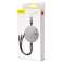 Baseus Fabric 3-i-1 USB-C / Lightning / Micro 3.5A 1.2m USB-kabel (grå bilde 5