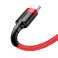 Kabel USB do USB C Baseus Cafule 3A 0.5m  czerwony zdjęcie 4