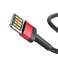 Baseus Cafule 2.4A 1m Lightning USB-Kabel (Doppel-Rot) (B & Red) Bild 1