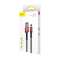 Baseus Cafule 2.4A 1m Lightning USB-Kabel (Doppel-Rot) (B & Red) Bild 4