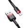 Baseus Cafule 2A 3m Lightning USB-Kabel (B & Red) Bild 1