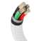 USB кабел за Lightning Baseus Cafule, 2.4A, 1m (бял) картина 4