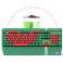 Delux KM17DB Gaming-Tastatur (Grün und Rot) Bild 2