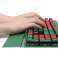Delux KM17DB Gaming-Tastatur (Grün und Rot) Bild 3