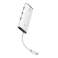 Διανομέας Baseus Lite Series 5in1 USB-C σε 3x USB 3.0 + USB-C + HDMI (λευκό) εικόνα 2