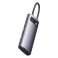 Baseus Metal Gleam Series 6en1 Hub, USB-C vers 3x USB 3.0 + 2x HDMI + USB photo 3