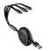 Baseus Golden Loop 3in1 USB - micro USB / Lightning / U cable image 1