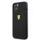 Coque pour Ferrari iPhone 13 mini 5,4 » noir/noir hardcase Sili photo 1