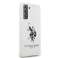 Samsung Galaxy S21 Plus için US Polo Silikon Telefon Kılıfı Logosu beyaz fotoğraf 3