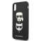 Karl Lagerfeldi ümbris KLHCI65SAKICKCBK iPhone XS Max hardcase Saffiani jaoks foto 1