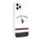 US Polo Tricolor Desen Koleksiyonu Telefon Kılıfı iPhone 11 Pro beyaz fotoğraf 5