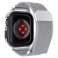 Spigen Metal Fit "Pro" Correia para Apple Watch 4/5/6/7/8/SE (44/45mm) Sil foto 5