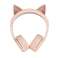 BuddyPhones Play Ears Plus kabellose Katzenkopfhörer für Kinder (pink Bild 2