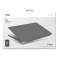 UNIQ Claro Laptophülle für MacBook Pro 14" (2021) transparent Bild 2