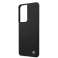 Θήκη BMW BMHCS21LSILBK για Galaxy S21 Ultra G998 hardcase Επιγραφή σιλικόνης εικόνα 2