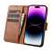 Étui portefeuille iCarer 2en1 pour iPhone 14 Pro Max Cuir photo 2