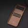 Dux Ducis Venice Case Samsung Galaxy Z Flip 4 Schale aus Leder braun Bild 5