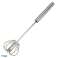 Batteur à œufs rotatif en acier inoxydable - 30 cm de longueur, outil de cuisine durable photo 1