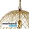 PTMD fer laiton suspensions 32cm hauteur - Convient pour le plafond suspendu - Grand design photo 2