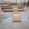 Sun lounger made of wood, garden lounger wood, A-stock, 11 pieces in stock image 3