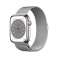 Apple Watch Series 8 GPS + Cellular 45mm sølvfarvet stål milanesisk MNKJ3FD/A billede 2