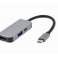 CableXpert USB Type-C Combo adaptér (Hub + HDMI + PD) - A-CM-COMBO3-02 fotka 2