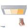 Taklampe Paulmann panel 3 nivåer RRP 59,95 varm hvit titan bilde 1