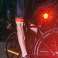 Велосипед светлина велосипед светлина задна червена LED под седло мига картина 6