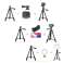 Universele statief Alogy Statief Telefoonhouder 1/4 Camera Stand foto 5