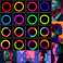 LED-ringlys RGB stativ telefonholder ringlampestativ bilde 5