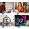 LED-ringlys RGB stativ telefonholder ringlampestativ bilde 2