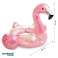 Flamingó felfújható úszógyűrű gyerekeknek - csillogással töltött, tartós PVC, 60kg maximális terhelés kép 2