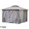 ÇADIR BAHÇE PAVYONU LUX GAZEBO 3X4M CIBINLIKLI VE TAM DUVARLI fotoğraf 1