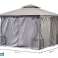 ÇADIR BAHÇE PAVYONU LUX GAZEBO 3X4M CIBINLIKLI VE TAM DUVARLI fotoğraf 6