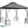 TUINPAVILJOEN TENT 2IN1 MET 3X3 KLAMBOE WANDEN foto 2