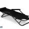 CHAISE LONGUE DE JARDIN AVEC APPUI-TÊTE NOIR photo 5