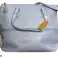 DAMES SCHOUDERTASSEN ECO LEER GROOT BLAUW 34 X 33 foto 1