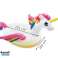 Aufblasbare Unicorn Island Luftmatratze mit trendigem Regenbogenthema - perfekt für alle Altersgruppen Bild 2