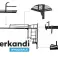 ΜΕΤΑΛΛΙΚΟ ΔΙΩΡΟΦΟ ΚΡΕΒΑΤΙ- METAL BUNK BED εικόνα 2