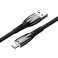Baseus Glimmer sērijas USB Zibens kabelis 480Mbps 2.4A 2m melns attēls 3