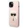 Pouzdro Karl Lagerfeld KLHCP14MSLKHLP pro iPhone 14 Plus 6 7" pevné pouzdro Sil fotka 1