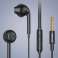 Vipfan M15 jack 3.5mm wired in-ear headphones 1m black image 1